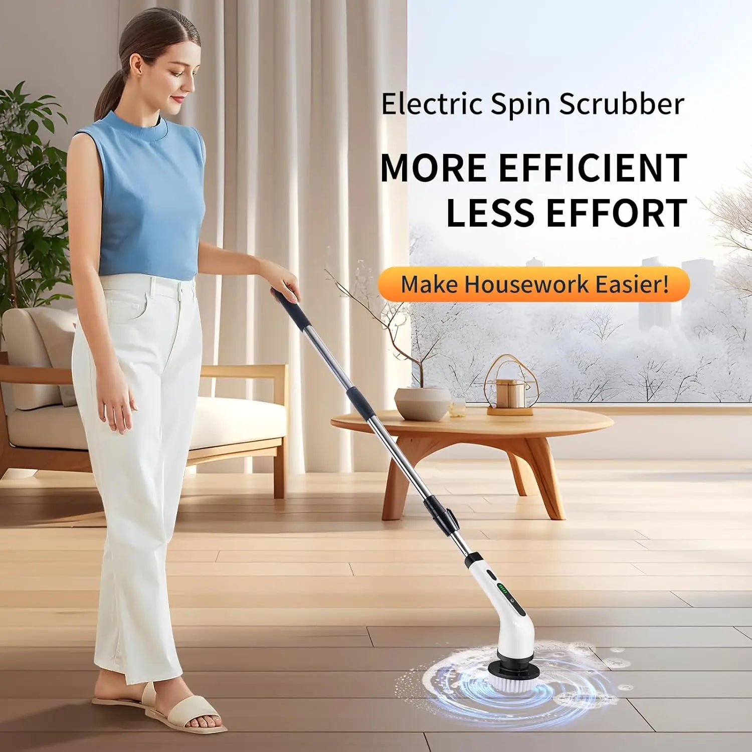 Smart Rotating Floor Scrubber