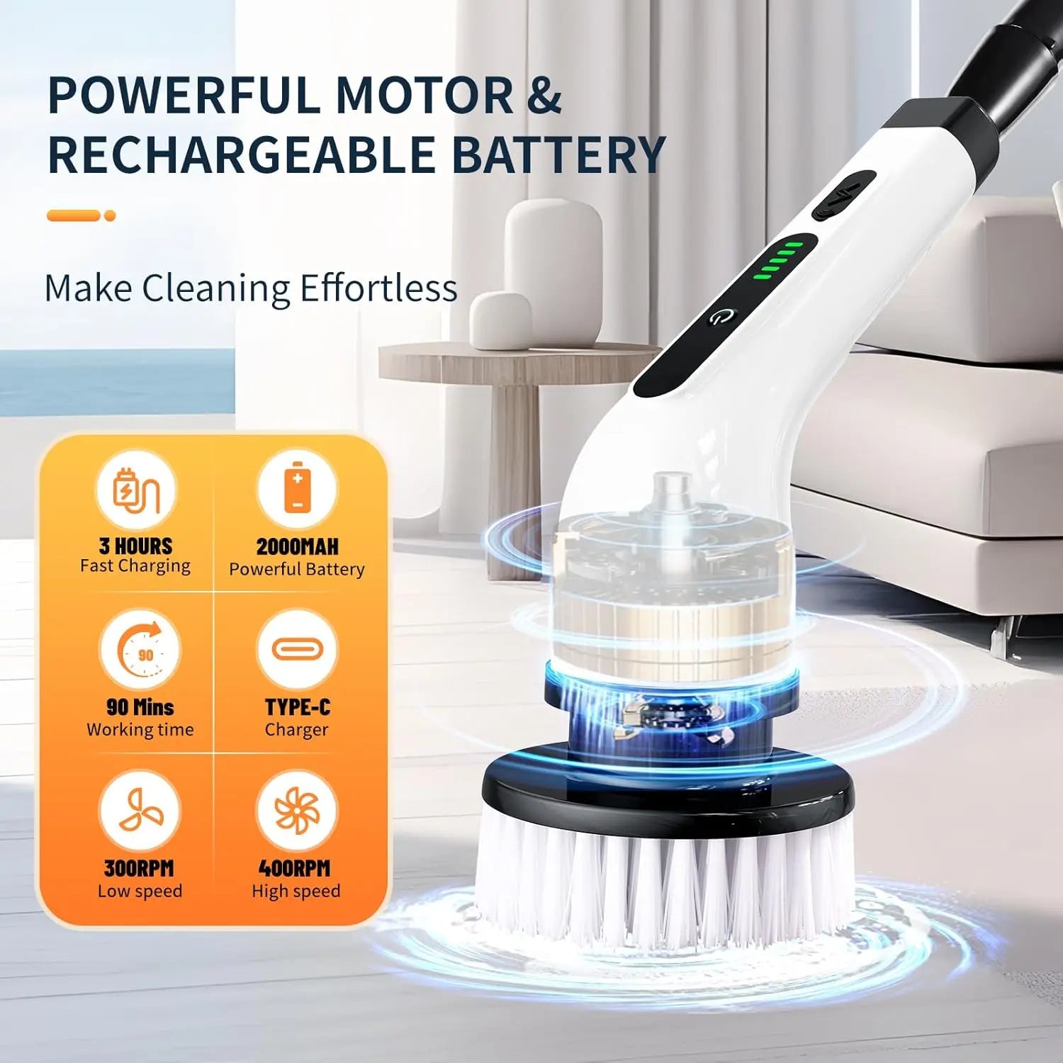 Smart Rotating Floor Scrubber
